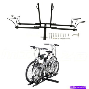 [tLA }EeoCNbNqb`2]ԃLAwr[f[eB[}EgbNgbNSUVS Mountain Bike Rack Hitch 2-Bicycle Carrier Heavy Duty Mount Rack Truck SUVs