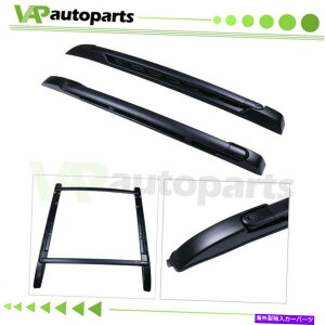 [tLA g^^R}̃[tbNNXo[ו2005-2019A~jEubN Roof Rack Cross Bar Baggage for Toyota Tacoma 2005-2019 Aluminium Black