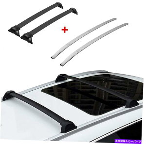 [tLA Vo[[t[ubNbNNXo[tBbg2017-2021z_CR-V CRV 4PCSLbg Silver Roof Rails Black Rack Crossbar fit 2017-2021 HONDA CR-V CRV 4PCS Kit