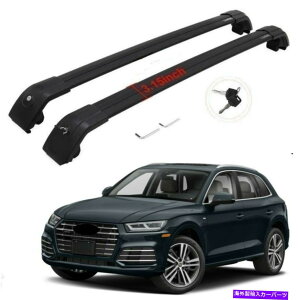 [tLA 2pubNAEfBQ5 2018-2021 2022[tbN[NXo[וLA 2P black for Audi Q5 2018-2021 2022 Roof Rack Rail Cross bar luggage carrier