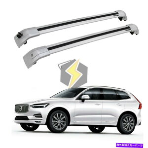 [tLA {{XC60̃yANXo[2018-2022[tbN[ݕ^ԉו Pair Cross Bars for Volvo XC60 2018 - 2022 Roof Rack Rails Cargo Carrier Luggage