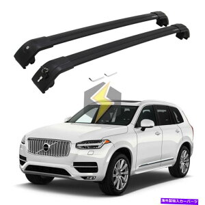 [tLA {{XC90 2016-2022ݕϋv̂郍bN\ȃ[tbN̕čXgbNNXo[ US Stock Cross Bars for Volvo XC90 2016 - 2022 Cargo Durable Lockable Roof Rack