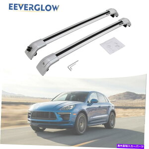 [tLA |VF}JS^[{2014-2022[t[bNNXo[ɓKNXo[ Cross Bar Fit for Porsche Macan S Turbo 2014-2022 Roof Rail Rack Crossbars