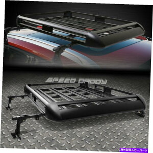 [tLA 50 "x 38"A~jE[tbNSUVgbvJ[SוLAoXPbg+NXo[ubN 50"X 38"ALUMINUM ROOF RACK SUV TOP CARGO LUGGAGE CARRIER BASKET+CROSSBAR BLACK