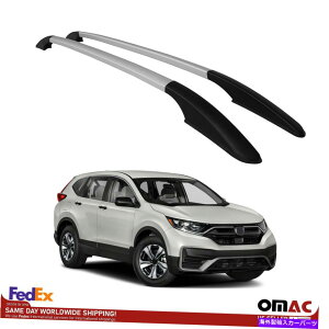 [tLA z_CR-V 2018-2022p̃gbv[tbNTCh[o[AVo[ Top Roof Rack Side Rails Bars Alu Silver For Honda CR-V 2018-2022