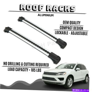 [tLA tHNX[QgDAÕA~jE[tbNo[NXo[bNi2010-2017j ALUMINIUM ROOF RACK BAR CROSS BARS RACK FOR VOLKSWAGEN TOUAREG (2010-2017)
