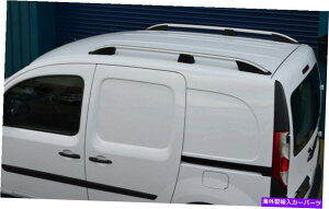 [tLA SWB Renault Kangooi2008+jɍ悤ɐݒ肳ꂽA~jE[tbN[TCho[ Aluminium Roof Rack Rails Side Bars Set To Fit SWB Renault Kangoo (2008+)