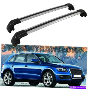 [tLA AEfBQ5̕čXgbNyANXo[2009-2017[tbN[וA~jE US Stock Pair Cross Bars for AUDI Q5 2009-2017 Roof Rack Rail Luggage Aluminum