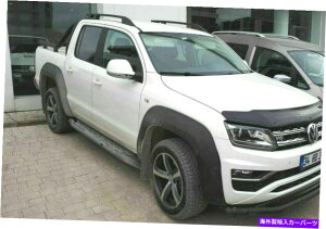[tLA tHNX[QA}bN2010Ñ[tbNTCh[o[ubN Roof Rack Side Rail Bar Black For VOLKSWAGEN AMAROK 2010-Up