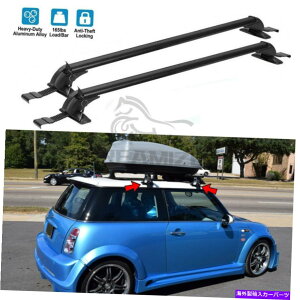 [tLA ~jN[p[SR53A~jEJ[gbvו[tbNNXo[LAč For MINI Cooper S R53 Aluminum Car Top Luggage Roof Rack Cross Bar Carrier US