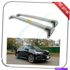 [tLA z_ALMDX̃yA2014-2020[tbNNXo[Vo[LAUSXgbN Pair For Honda Acura MDX 2014-2020 Roof Rack Cross Bars Silver Carrier US Stock