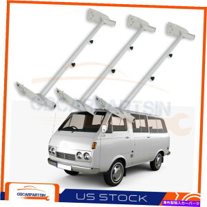 ���[�t�L�����A 50 �����\�ȃ��j�o�[�T��3�o�[�g�b�v���[�t���[�t�o�����_�[���b�N�ݕ��A���Ǝ҂����O���\ 50Adjustable Universal 3-Bar Top Roof Van Ladder Rack Cargo Carrier Removable�y���s�A���i�z