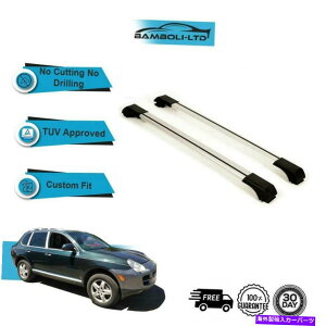 [tLA |VFJCG1 2003-2010[tbNNXo[[AluO[Zbg Fits PORSCHE CAYENNE 1 2003-2010 Roof Rack Cross Bars Rails Alu GREY SET