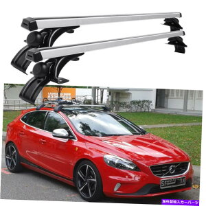 [tLA {{S40 48 "J[gbv[tbNNXo[ݕ]ԃLAA~jE For Volvo S40 48" Car Top Roof Rack Cross Bar Cargo Bicycle Carrier Aluminum