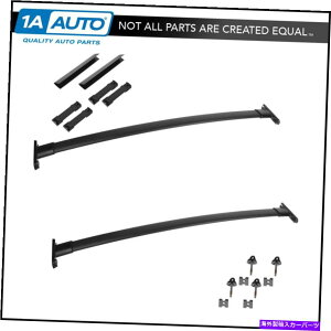 [tLA OEM[tbNNXo[ubNZbgLbgCXg[Lbg11-14tH[hGNXv[[ OEM Roof Rack Cross Bar Black Set Kit & Installation Kit for 11-14 Ford Explorer