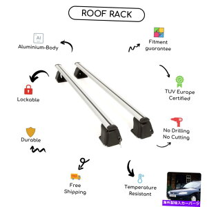 [tLA q_CgZ_1995-2000ɐݒ肳ꂽ̃[tbNNXo[ Bare Roof Rack Cross Bars Set for Hyundai Lantra Sedan 1995 - 2000
