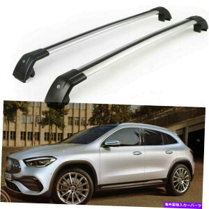 [tLA ZfXxcGLA H247 2020 2021[t[bNNXo[NXo[ɓKĂ2PCS 2Pcs Fits for Mercedes Benz GLA H247 2020 2021 Roof Rail Rack Cross Bar Crossbar
