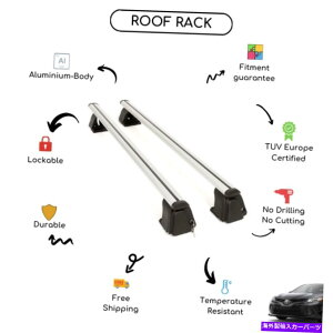 [tLA g^Jixv70j2018-2021ɐݒ肳ꂽ̃[tbNNXo[ Bare Roof Rack Cross Bars Set for Toyota Camry (XV70) 2018 - 2021