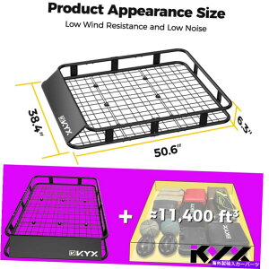 [tLA SUVוLAoXPbgz_[sp̃jo[T[tbNGNXeVJ[S Universal Roof Rack Extension Cargo for SUV Luggage Carrier Basket Holder Travel