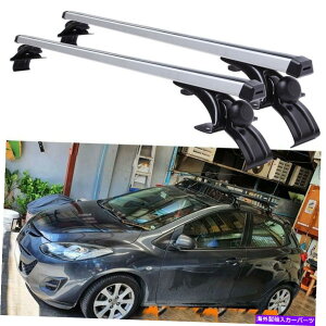[tLA }c_2 48 "122cmJ[gbv[tbNNXo[ݕוLAA~jE For Mazda 2 48" 122CM Car Top Roof Rack Cross Bar Cargo Luggage Carrier Aluminum