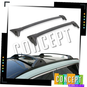 [tLA 2019-2021g^RAV4A~jEו[tbNNXo[LAubN For 2019-2021 Toyota RAV4 Aluminum Baggage Roof Rack Cross Bar Carrier Black