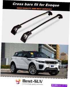 ���[�t�L�����A �����W���[�o�[�G���H�[�N2012-2019�A���~�j�E�����[�t���[�����b�N�T�C�h���[���o�[�ɓK����2PC 2Pcs Fit for Range Rover Evoque 2012-2019 Aluminum Roof Rail Rack Side Rail Bar�y���s�A���i�z