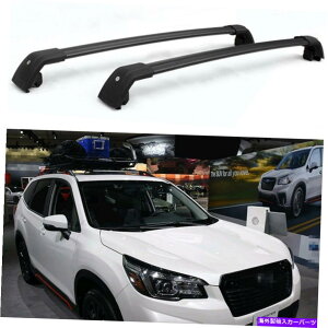[tLA 2PCSbN\ȉ̃NXo[NXo[bNXotHX^[2019-2021̃tBbg 2Pcs Lockable roof crossbars cross bar Rack fits for Subaru Forester 2019-2021
