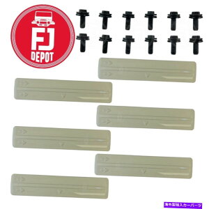 [tLA g^FJN[U[OEM{̃[tbNLbgJo[NbvZbg2007-2014 TOYOTA FJ CRUISER OEM GENUINE ROOF RACK REMOVAL KIT COVER CLIPS SET 2007-2014