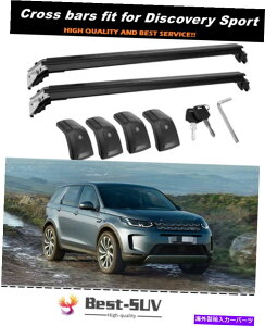 ���[�t�L�����A �f�B�X�J�o���[�X�|�[�c2015-2020���b�N�\�ȃ��[�t���[�����b�N�N���X�o�[�N���X�o�[�ɓK���Ă��܂� Fit for Discovery Sport 2015-2020 Lockable Roof Rail Racks Cross Bars Crossbar�y���s�A��