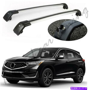 ���[�t�L�����A �V���o�[�����\�ȃN���X�o�[�N���X�o�[���[�t���[�����b�NAcura RDX 2019 2020�ɓK���Ă��܂� Silver Adjustable Crossbars Cross Bar Roof Rail Rack Fit for Acura RDX 2019 2020�y���s�A���i�z