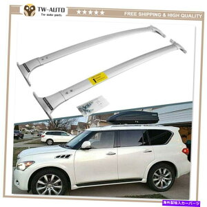 [tLA A~jE[t[bNNXo[NXo[tBbgCtBjeBQX56 QX80 2011-2020 Aluminum Roof Rail Rack Cross Bar Crossbar Fit for Infiniti QX56 QX80 2011-2020