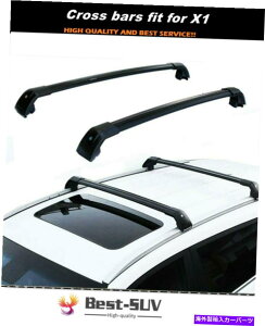 ルーフキャリア 2PCルーフレールラックキャリアクロスバークロスバークロスバーフィットX1 E84 2010-2015 2Pc Roof Rail Rack Carrier Cross Bar Crossbar Fit for BMW X1 E84 2010-2015