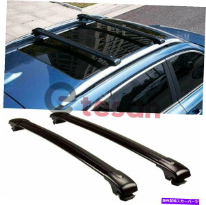 [tLA 2PCSbN\ȃ[t[bNNXo[NXo[tBbg2013-2018g^RAV4 2Pcs Lockable Roof Rail Rack Cross bar Crossbar Fits for 2013-2018 Toyota RAV4