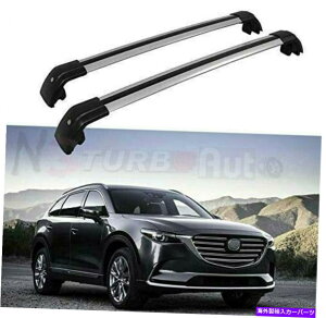 [tLA 2PCS[t[bNbN\ȃNXo[NXo[tBbg}c_CX-9 CX9 2016-2020 2Pcs Roof Rail Rack Lockable Cross Bar Crossbar Fit for Mazda CX-9 CX9 2016-2020