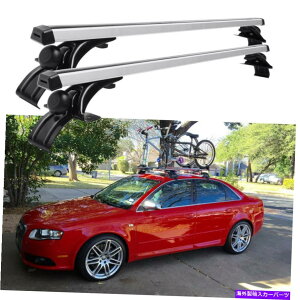 [tLA AEfBA4 B7 48 "J[gbv[tbNNXo[ݕ]ԃLAA~jE For Audi A4 B7 48" Car Top Roof Rack Cross Bar Cargo Bicycle Carrier Aluminum