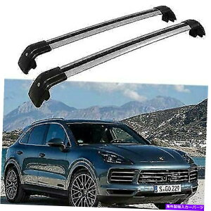 [tLA 2PCSbN\ȃ[t[bNNXo[NXo[̓JCG̃tBbg2011-2017 2pcs Lockable Roof Rail Racks Cross Bar Crossbars Fits for Cayenne 2011-2017