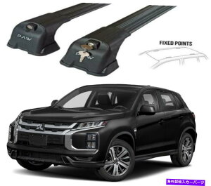 [tLA [tbN[NXo[ݕ^Ǝ҃ubNtBbgOHAEg_[X|[c Roof Rack Rails Cross Bars Cargo Carrier Black Fits Mitsubishi Outlander Sport
