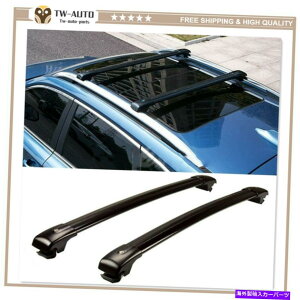[tLA 2PCSbN\ȃ[t[bNNXo[NXo[tBbg2013-2018 RAV4 RAV-4 2Pcs Lockable Roof Rail Rack Cross bar Crossbar Fits for 2013-2018 RAV4 RAV-4