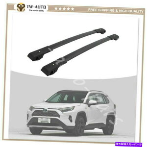 [tLA g^RAV4ɓKNXo[[tbN[2013-2018וו Cross Bar Roof Rack Rail Fit for Toyota RAV4 2013-2018 Luggage Baggage