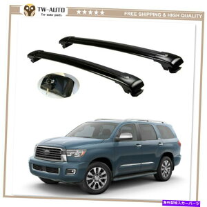 [tLA 2PCS[t[bNNXo[NXo[2021 2022g^ZRCA 2Pcs Roof Rail Rack Cross Bars Crossbars Fits for 2021 2022 Toyota SEQUOIA