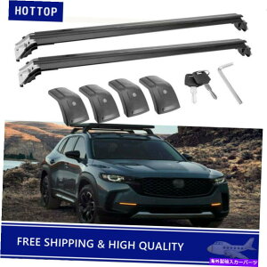 [tLA 2PCSbN\ȃ[t[bNNXo[NXo[tBbg}c_CX-50 CX50 2023 2Pcs Lockable Roof Rail Rack Cross Bars Crossbar Fits for Mazda CX-50 CX50 2023