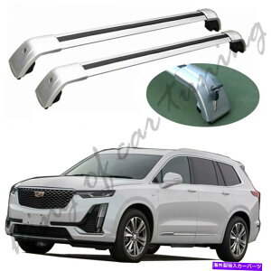 [tLA Vo[NXo[NXo[[t[bNLfbNXT6 2019 2020ɓKĂ܂ Silver Crossbars Cross Bars Roof Rail Racks Fits for Cadillac XT6 2019 2020