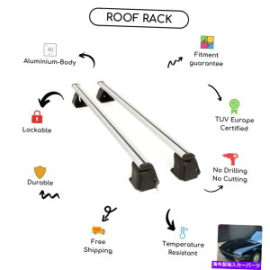 [tLA z_v[h1988-1991ɐݒ肳ꂽ̃[tbNNXo[ Bare Roof Rack Cross Bars Set for Honda Prelude 1988 - 1991