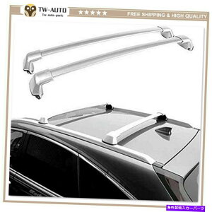 [tLA 2PCSA~jE[t[bNNXo[NXo[tBbgz_CRV CR-V 2012-2016 2Pcs Aluminum Roof Rail Rack Cross Bar Crossbar Fit for Honda CRV CR-V 2012-2016