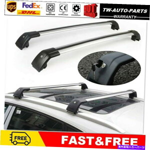 [tLA bN\ȃ[t[bNNXo[NXo[̓tHNX[QeBOA2017-2020ɓK܂ Lockable Roof Rail Rack Cross Bar Crossbar Fits for Volkswagen Tiguan 2017-2020
