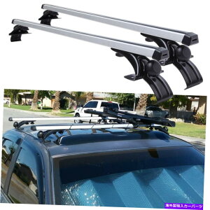 [tLA 48 "A~jEJ[gbv[tbNNXo[ݕ]ԉוLAjo[T 48" Aluminum Car Top Roof Rack Cross Bar Cargo Bicycle Luggage Carrier Universal