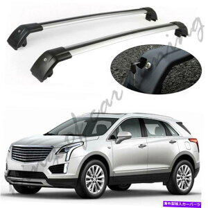[tLA Vo[NXo[NXo[[t[bNLfbNXT5 2015-2019 2020ɓKĂ܂ Silver Crossbars Cross Bars Roof Rail Racks Fits for Cadillac XT5 2015-2019 2020