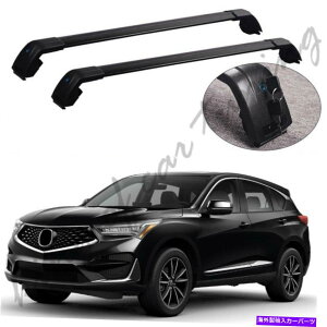 ���[�t�L�����A ���������\�ȃN���X�o�[�N���X�o�[���[�t���[�����b�NAcura RDX 2019 2020�ɓK���Ă��܂� Black Adjustable Crossbars Cross Bars Roof Rail Rack Fit for Acura RDX 2019 2020�y���s�A���i�z
