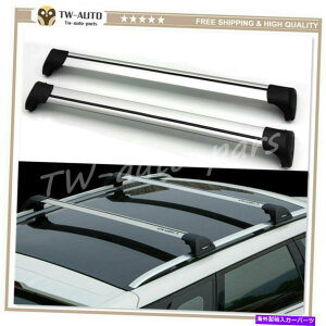 [tLA 2013-2018 RAV4 RAV-4A~jE[t[bNNXo[NXo[ɓK2PC 2Pcs Fit for 2013-2018 RAV4 RAV-4 Aluminum Roof Rail Rack Cross Bars Crossbars