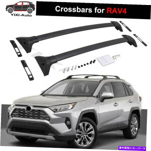 [tLA 2PCSNXo[NXo[[וbNRAV4 2019+ɓK 2pcs Crossbar Cross Bar Rail Baggage Rack Fits for RAV4 2019+ Except Adventure